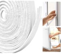AFAXINRIE Boudin de porte de fenêtre auto-adhésif - 10 m (L) x 9 mm (l) x 5 mm (P) - Blanc