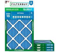 AFB Platinum MERV 13 Lot de 4 filtres à air pour four