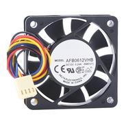 AFB0612VHB 6015 6CM Cooling Fan, 12V 4-Wire 4-Pin 0.24A Double Ball High Air Volume CPU Fan
