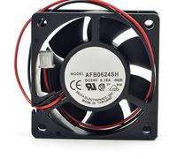 AFB0624SH 6CM 6025 Fan, 24V 0.18A 2-Wire Inverter Large Air Volume Cooling Fan