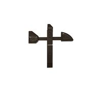 Arrêt portail à bascule - Noir - Acier - Porte-fenêtre - Accessoire de volet