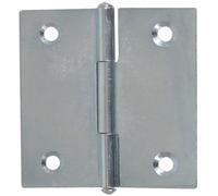 AFBAT - Charnière meuble carrées 40x40mm zingué blanc