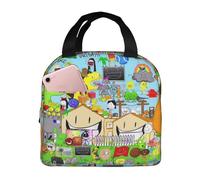 AFBQOPL Battle for Dream Island Sac à déjeuner étanche pour l'école, le bureau, le pique-nique, le travail, les voyages, la randonnée