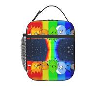 AFBQOPL Cartoon Battle for Dream Island Sac à déjeuner isotherme avec compartiments étanche réutilisable pour le travail, la randonnée, les voyages