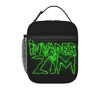 AFBQOPL Sac à déjeuner isotherme réutilisable et portable Invader Anime Zim pour l'extérieur, le bureau, le pique-nique, 25,4 x 10,2 x 20,3 cm