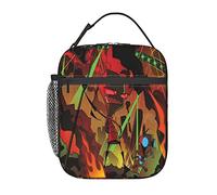 AFBQOPL Sac à déjeuner isotherme réutilisable et portable Invader Anime Zim pour l'extérieur, le bureau, le pique-nique, 25,4 x 10,2 x 20,3 cm