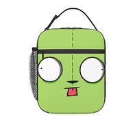 AFBQOPL Sac à déjeuner isotherme réutilisable et portable Invader Anime Zim pour l'extérieur, le bureau, le pique-nique, 25,4 x 10,2 x 20,3 cm