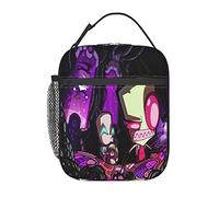 AFBQOPL Sac à déjeuner isotherme réutilisable et portable Invader Anime Zim pour l'extérieur, le bureau, le pique-nique, 25,4 x 10,2 x 20,3 cm