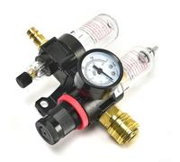 AFC2000 Compresseur d'air Régulateur séparateur d'huile et d'eau avec port G1/4" et compteur intégré, élément filtrant de 40 µm, pression réglable 0,05-0,85 MPa, pour systèmes d'air industriels