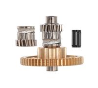 AFCAHEH Ensemble d'engrenages BRG en Laiton Doux for extrudeuse Vz-Hextrudort-Low DDG NF Sunrise/Voron Cw1 Cw2 Sherpa Mini Micro, pièces d'imprimante 3D DIY(BRG-VZ)
