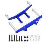 AFCAHEH for 1/10 Traxxas Slash 2WD Rustler Stampede VXL RC Car Metal Front & Rear Body Mounts with Body Posts Upgrade Parts(Blau)