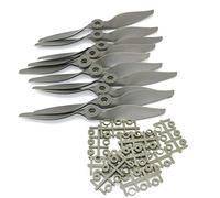 AFCAHEH Lot de 10 Couteaux à hélice APC for Chevaux (14 x 7, 13 x 6,5, 12 x 6, 11 x 5,5, 10 x 7, 8 x 6, 8 x 4, 7 x 5, 6 x 4, au Choix)(10 x 7)