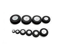 AFCAHEH Lot de 10 moyeux de Roue en Plastique PU for Avion RC, pneus éponge 16/20/30/40/45/50/55/65/75/85 mm(16MM)
