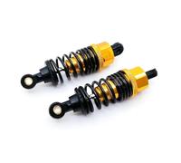 AFCAHEH Lot de 2 amortisseurs en Aluminium et métal for HSP 102004 122004 68 mm 02002 02175, pièces de Mise à Niveau for Voiture de Drift sur Route 1/10 94123 S274(2pc Yellow)