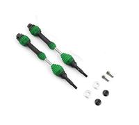AFCAHEH Lot de 4 ou 2 Arbres de Transmission arrière en Acier CVD for Voiture télécommandée 1/10 Trxs Slash Rustler Hoss Stampede VXL 4X4(Green Front)