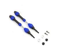 AFCAHEH Lot de 4 ou 2 Arbres de Transmission arrière en Acier CVD for Voiture télécommandée 1/10 Trxs Slash Rustler Hoss Stampede VXL 4X4(Blue Front)
