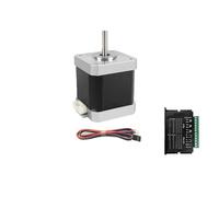 AFCAHEH Moteur Pas à Pas en Boucle Ouverte for 2PH 42mm, 4 Fils, Angle de Pas de 1.80, 0.28/0.42/0.56/7Nm, Kit de Pilote for extrudeuse CNC, Moteur d'imprimante 3D(1 Motor Driver kit,0.42Nm 40mm)