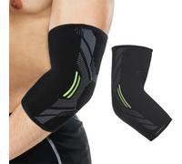 AFCJLTO 1 Pièce Coudière Tendinite, Coudiere Epicondylite, Manchon de Compression Bras adaptée aux Hommes et Femmes Attelle Coude Tendinite pour Épicondylite Coudière pour Anti-Douleur Elbow, S