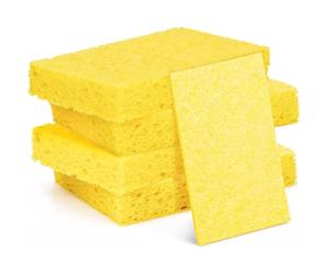AFCJLTO 5 pièces Mousse absorbante Maison Éponge de Nettoyage, Eponge Reutilisable Lavable - Eponge Vaisselle Essuie-éponge en pâte de Bois compressée Éponges Anti-Rayures pour Cuisine Domestique