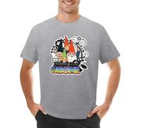 AFCURBU Kingdom of The GNOME David The GNOME 80s 90s Tribute T-Shirt Men's Grey 3XL
