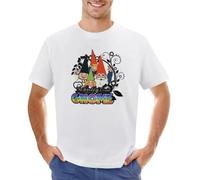 AFCURBU Kingdom of The GNOME David The GNOME 80s 90s Tribute T-Shirt White M