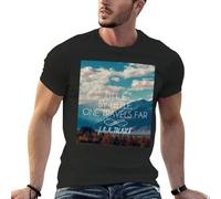 AFCURBU Little by Little One Travels Far- j.r.r.Tolkien T-Shirt Black 3XL