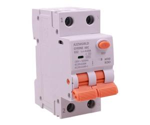 AFDD+RCBO Interrupteur d'incendie, Magnétothermique Différentiel avec détection d'arc électrique, type A 32A B32, courbe B 6kA 30mA 1P+N, protection contre les incendies d'origine électrique