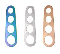 afdg Mesureur de Nouilles, 3 Pièces Mesureurs de Pâtes, Règle de Spaghetti pour Le Contrôle Quantitatif de la Quantité de Nouilles, Adapté aux Cuisines Familiales, Restaurants (3 Couleurs)