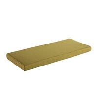AFEBOO Coussin de banc 2/3 places - Pour intérieur et extérieur, jardin, balancelle, doux - Lavable - Pour terrasse, cuisine, salle à manger (vert, 180 x 40 x 5 cm)
