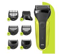 Braun Series 3 81702942 rasoir pour homme Rasoir à grille Tondeuse Noir, Vert