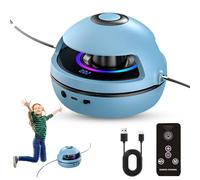 Afenau Corde à sauter électronique pour enfants avec compteur, télécommande Bluetooth, musique lumineuse, 1 à 10 vitesses, pour garçons et filles