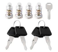 Afenau Lot de 4 serrures pour coffre de toit Thule avec clés, serrure de sécurité, pour coffre de toit, porte-skis