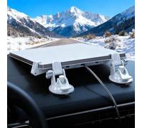 Afenau Starlink Mini support à ventouse, mini support Starlink pour voiture pour signal satellite stable, mini support à ventouse Starlink pour voiture, camping-car, bateau et camion, blanc