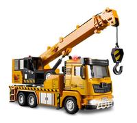 Afenau Véhicules de chantier pour enfants, 1:40, véhicules de chantier, jouets avec son et lumière, véhicules de construction en métal, jouet de camion pour enfants garçons et filles de 3, 4, 5 ans