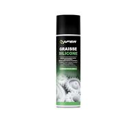 AFER - Spray Graisse Silicone Lubrifiant - Anti-Humidité, Anti-Friction, Anti-Corrosion, Métaux Plastiques, Caoutchoucs - Volet, Serrure, Glissière, Mécanique, Vitres, Véhicule - 400ml