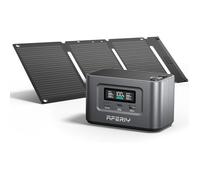 AFERIY 100W Centrale Électrique Portable avec 30W Panneau Solaire,99.2Wh Générateur Solaire,LiFePO4 batterie USB/Type C