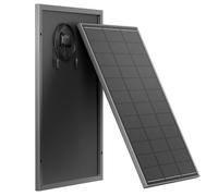 AFERIY 120 W Panneau Solaire Monocristallin IP68 23 % d'efficacité avec Verre Trempé de 3,2 mm,pour Maison,Camping,RV