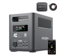 AFERIY 1800W 1024Wh Générateur Électrique Portable P180 avec DC060, 580W Chargeur de Batterie DC-DC, Batterie Nomade UPS, BMS, 9 Sorties, 6X Plus Rapide, Accessoire pour Camping-Car, Voyage, Domicile