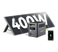 AFERIY 1800W 1024Wh Station Électrique Portable Avec Panneau Solaire 400W, Nomad1800 Batterie Nomade LiFePO4 avec UPS, BMS, pour Camping, Routier, Vacances Gris