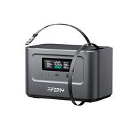 AFERIY Generateur Electrique Portable 100W, 99.2Wh/31000mAh, Charge Rapide Dual USB-C PD3.0, Charge Solaire, Protection Sécurité 6-en-1, Idéale pour les Voyages, le Camping et les Urgences, Noir