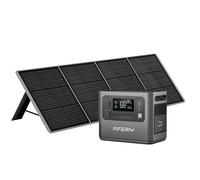 AFERIY Generateur Electrique Portable 1200W avec Panneau Solaire 200W, Panneau Solaire Pliable avec Ports USB, IP65, pour Camping