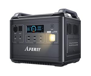 AFERIY Generateur Electrique Portable 2000W, 1997Wh Générateur Électrique Portable LiFePO4, 220-240V, 1.5H Charge Rapide, 13 Sorties, UPS, BMS, 3500+ Fois, Générateur Solaire pour Camping/Jardin/RV