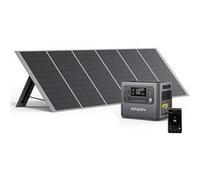 AFERIY Generateur Electrique Portable 2400W avec Panneau Solaire 400W, 2048Wh Batterie Nomade LiFePO4,Contrôle par application Noir G