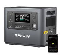 AFERIY Génerateur Électrique Portable 2400W,Génerateur Solaire 2048Wh avec APP, Charge Rapide en 1,7H, Sortie 220V-240V, UPS