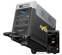 AFERIY Generateur Electrique Portable 3600W, 3840Wh Batterie de Secours LiFePO4, Avec APP, Charge Rapide 2H, Prise UE 220-240V, UPS, Générateur Solaire pour Camping/Famille/Bureau, Garantie 7 Ans