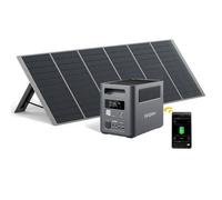 AFERIY Générateur Solaire 1800W avec 400W Panneau Solaire,1024Wh Batterie LiFePO4, Avec APP,13 Sorties,AC 220V-240V