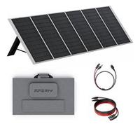Kit de Panneaux Solaires Portable 400W 26V, Panneau Solaire Pliable Monocristallin avec ETFE, IP65, Supports Autoportants et Ports de Sortie USB,