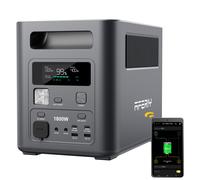 AFERIY P180 Générateur Électrique Portable - 1024Wh & 1800W (3600W Pic) - Recharge Rapide 0-90% en 60 Min - Batterie Nomade LiFePO4 avec UPS - BMS, Station Électrique Solaire