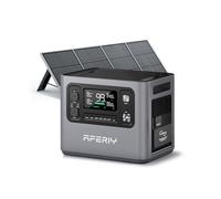 AFERIY P280 Station Electrique Portable 2800W, Batterie Nomade 2048Wh Extensible à 10,24kWh avec 200W Panneau Solaire Portable, Generateur Solaire pour Usage Domestique/Camping-Car/Panne de Courant