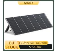 AFERIY Panneau solaire pliable portable AF-S400A1 400W, taux de conversion d'énergie 23%, étanche IP65, béquille réglable AFERIY AF-S400A1